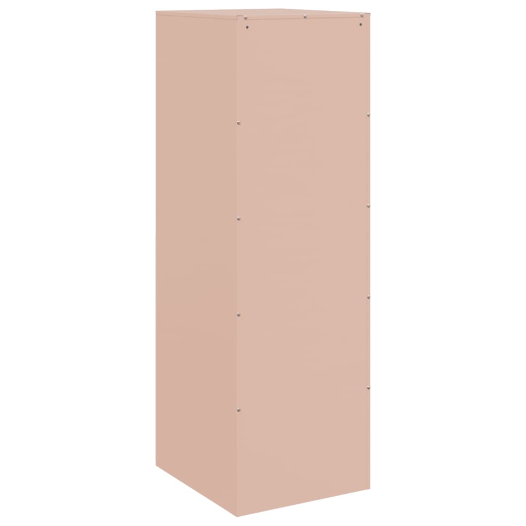 Komoda ružičasta 34,5 x 39 x 107 cm čelična