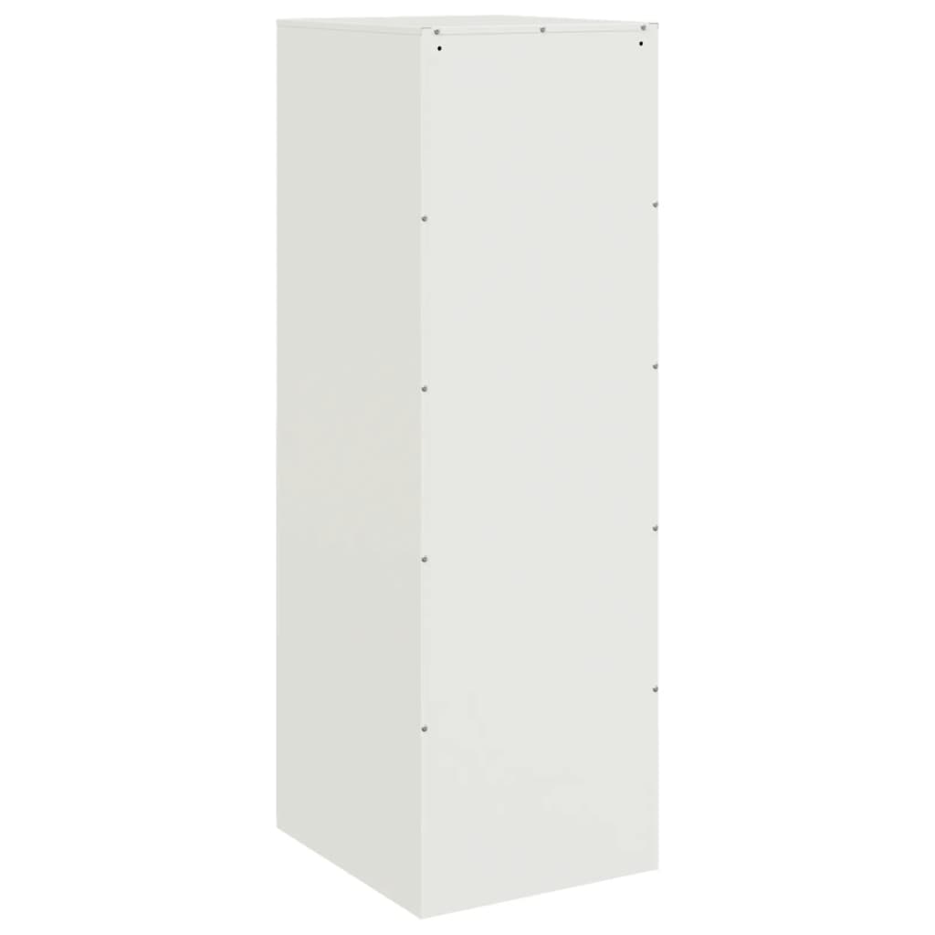 Komoda bijela 34,5 x 39 x 107 cm čelična