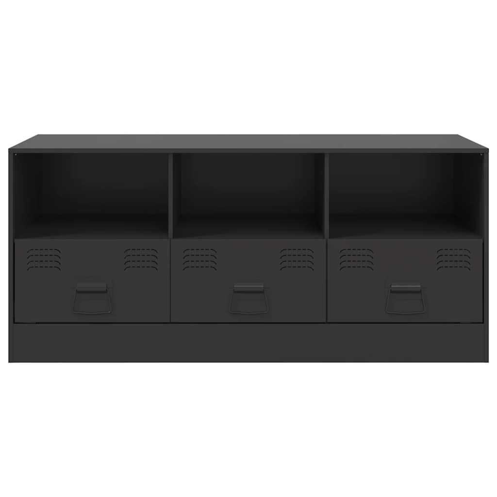 TV ormarić crni 99 x 39 x 44 cm čelični