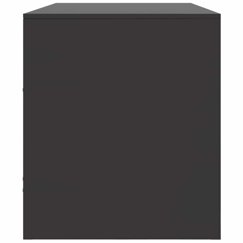 TV ormarić crni 99 x 39 x 44 cm čelični