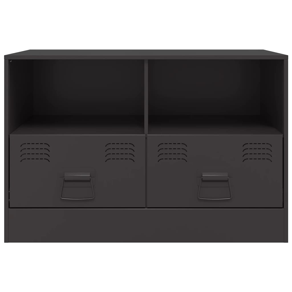 TV ormarići 2 kom crni 67 x 39 x 44 cm čelični