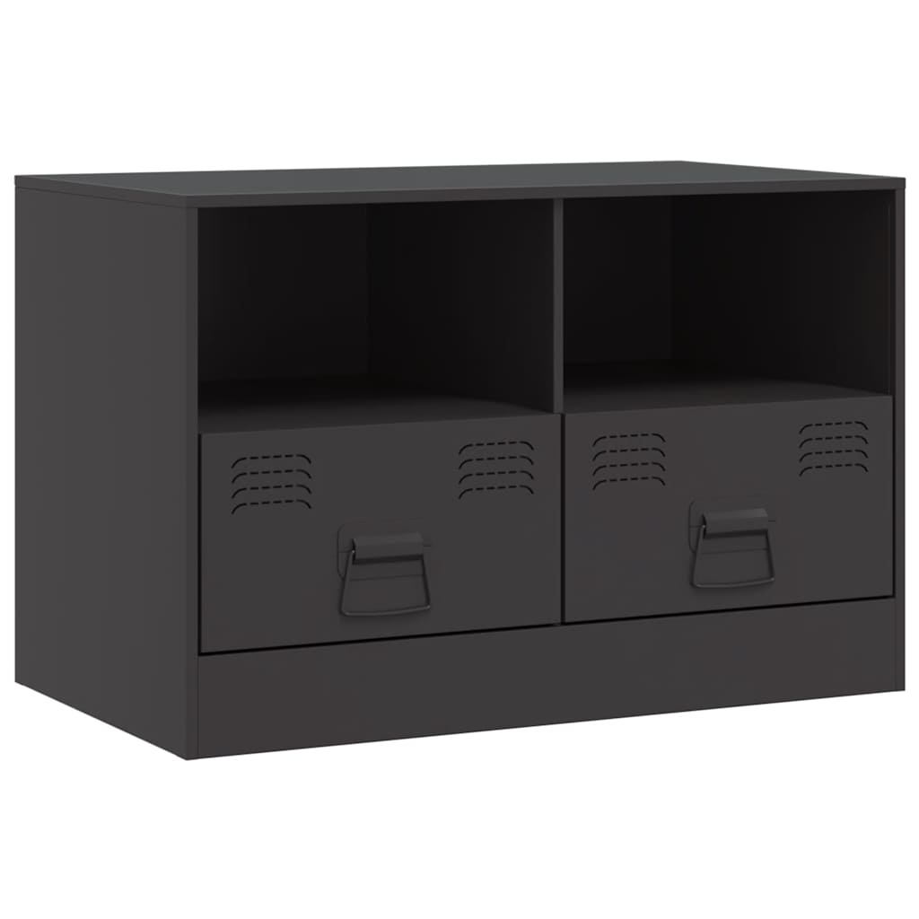 TV ormarići 2 kom crni 67 x 39 x 44 cm čelični