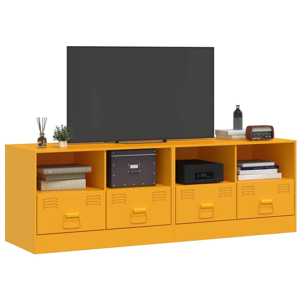 TV ormarići 2 kom boja senfa 67 x 39 x 44 cm čelični