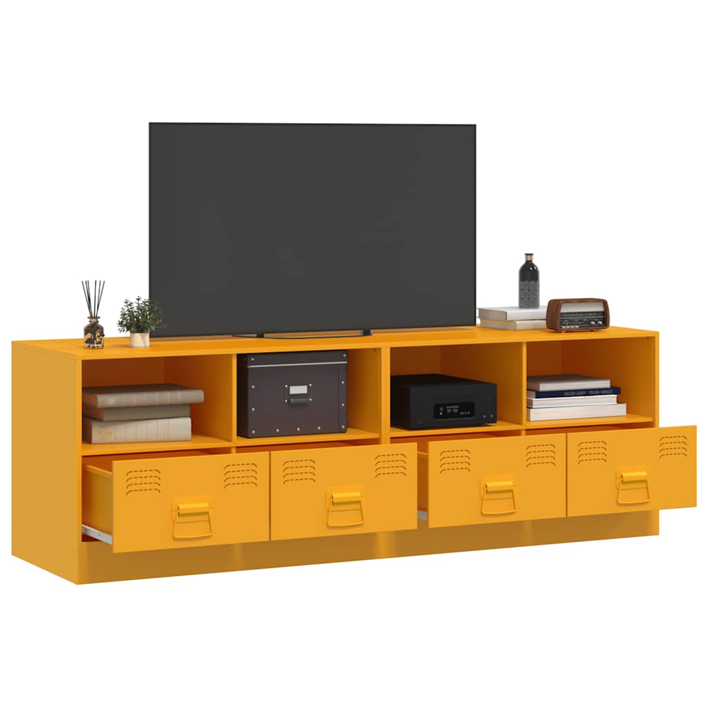 TV ormarići 2 kom boja senfa 67 x 39 x 44 cm čelični
