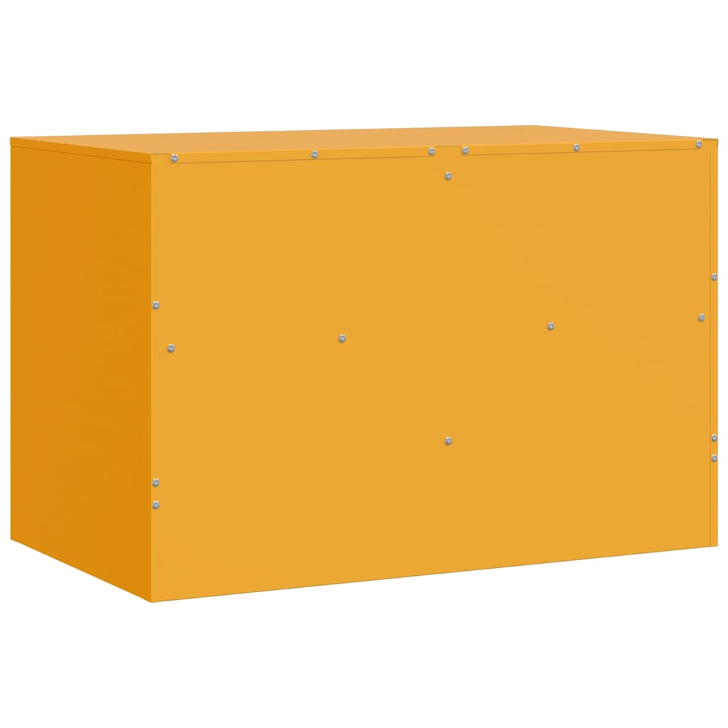 TV ormarići 2 kom boja senfa 67 x 39 x 44 cm čelični