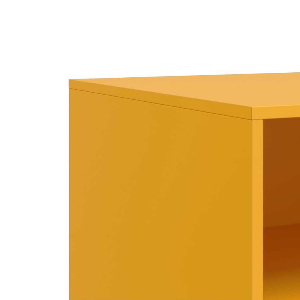 TV ormarići 2 kom boja senfa 67 x 39 x 44 cm čelični
