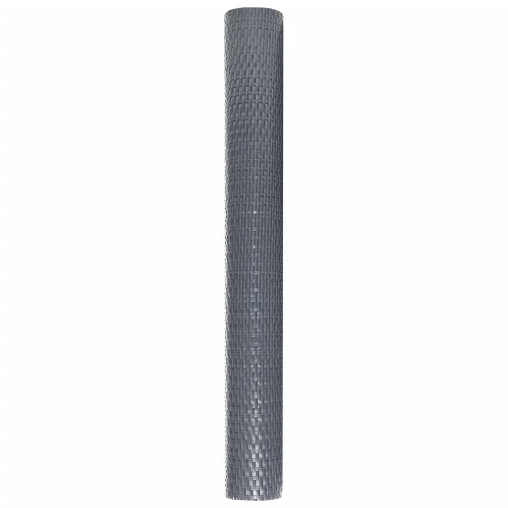 Balkonski zaslon antracit 600 x 90 cm od poliratana