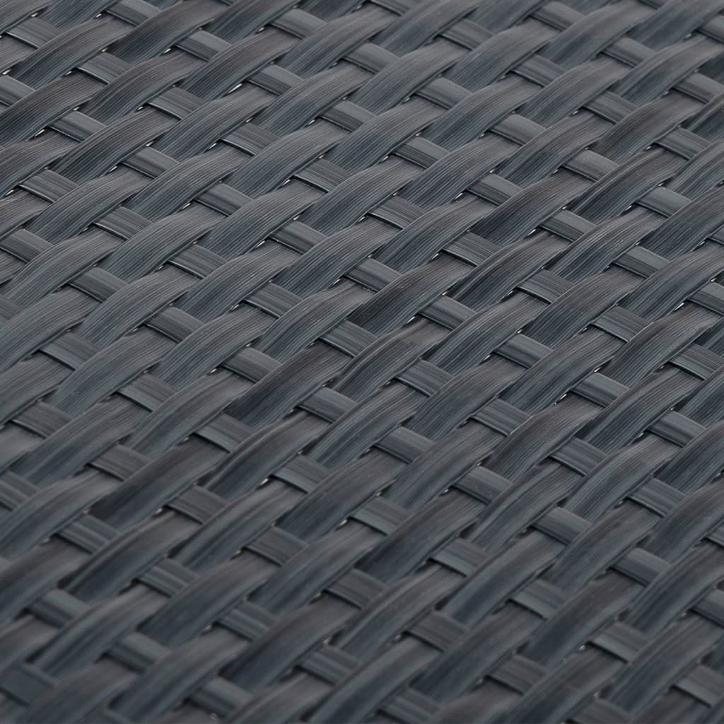 Balkonski zaslon antracit 1000 x 80 cm od poliratana