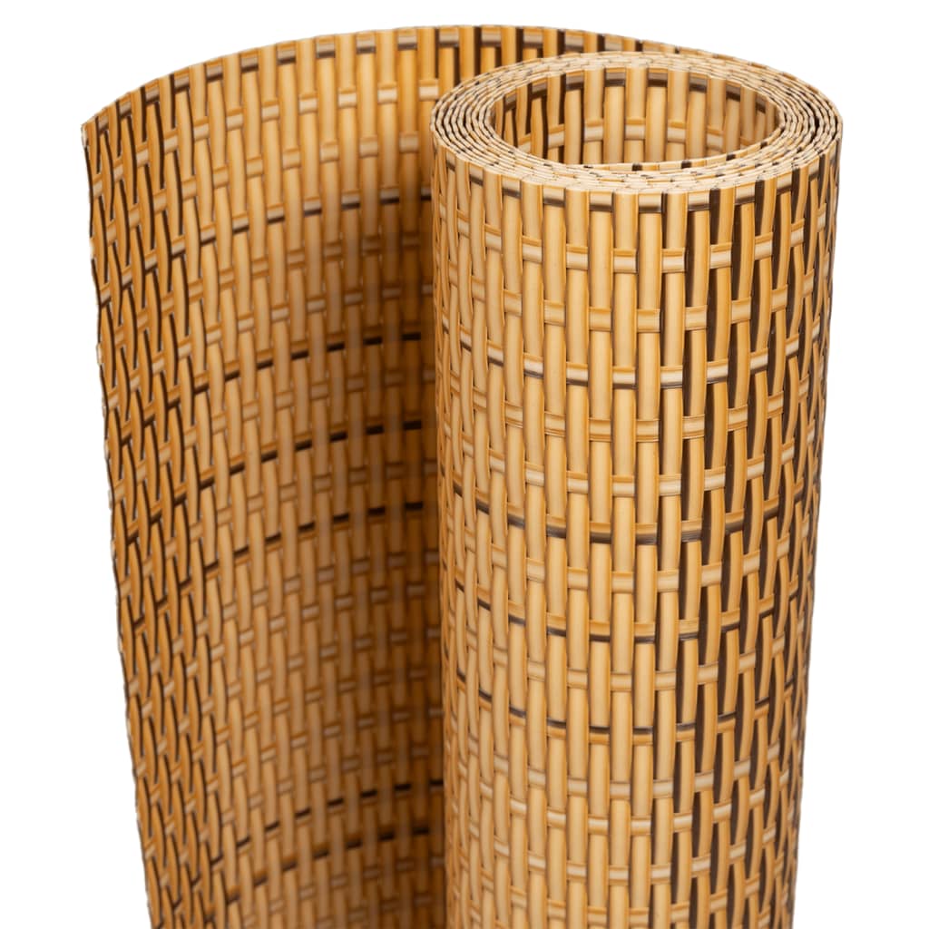 Balkonski zaslon svijetlosmeđi 500 x 100 cm od poliratana