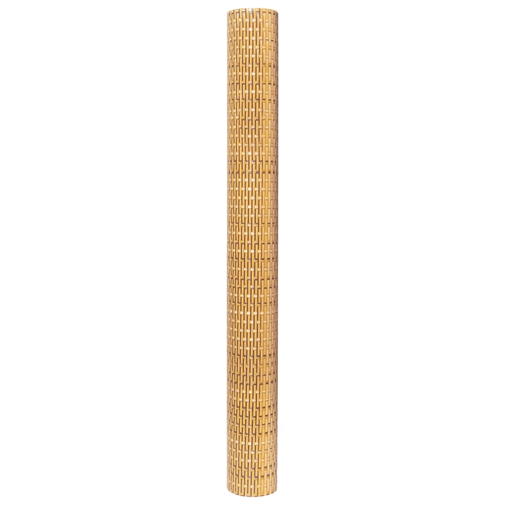 Balkonski zaslon svijetlosmeđi 500 x 100 cm od poliratana