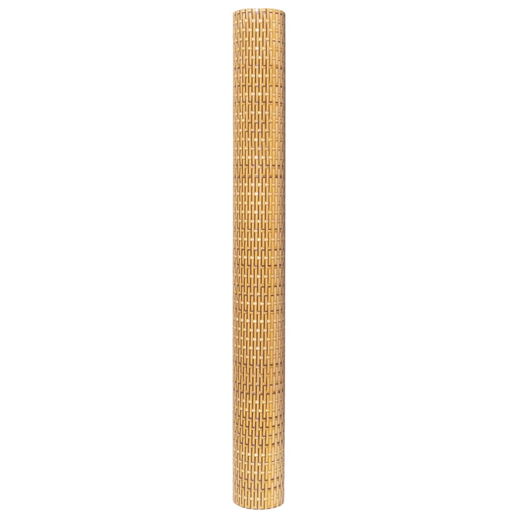 Balkonski zaslon svijetlosmeđi 600 x 100 cm od poliratana