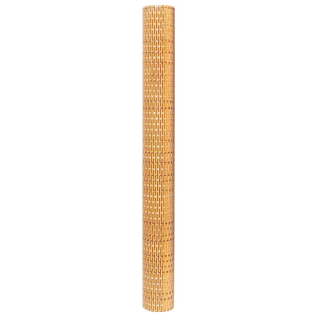 Balkonski zaslon svijetlosmeđi 1000 x 90 cm od poliratana