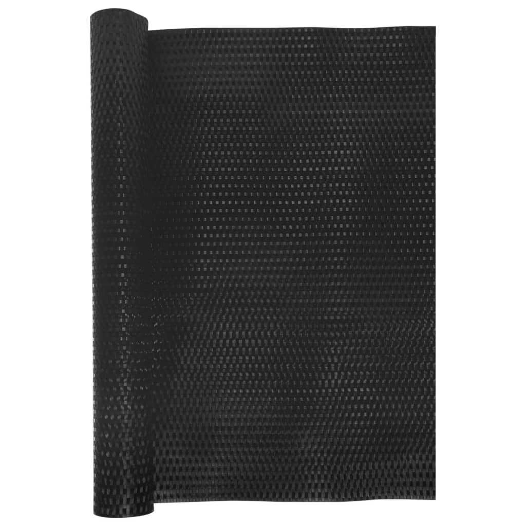 Balkonski zaslon crni 300 x 80 cm od poliratana