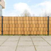 Balkonski zasloni 5 kom svijetlosmeđi 300 x 80 cm od poliratana