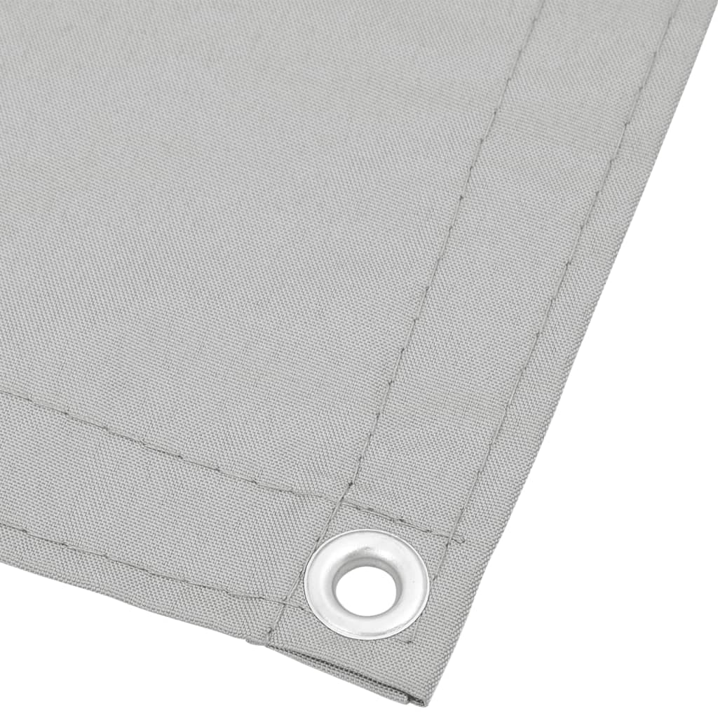 Balkonski zaslon svjetlosivi 120x800 cm 100 % poliester Oxford
