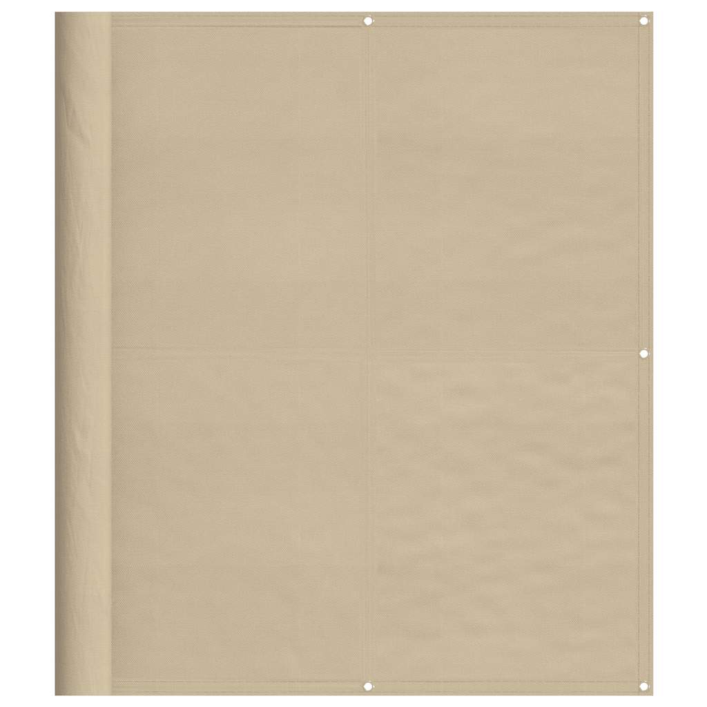Balkonski zaslon bež 120 x 700 cm 100 % poliester Oxford