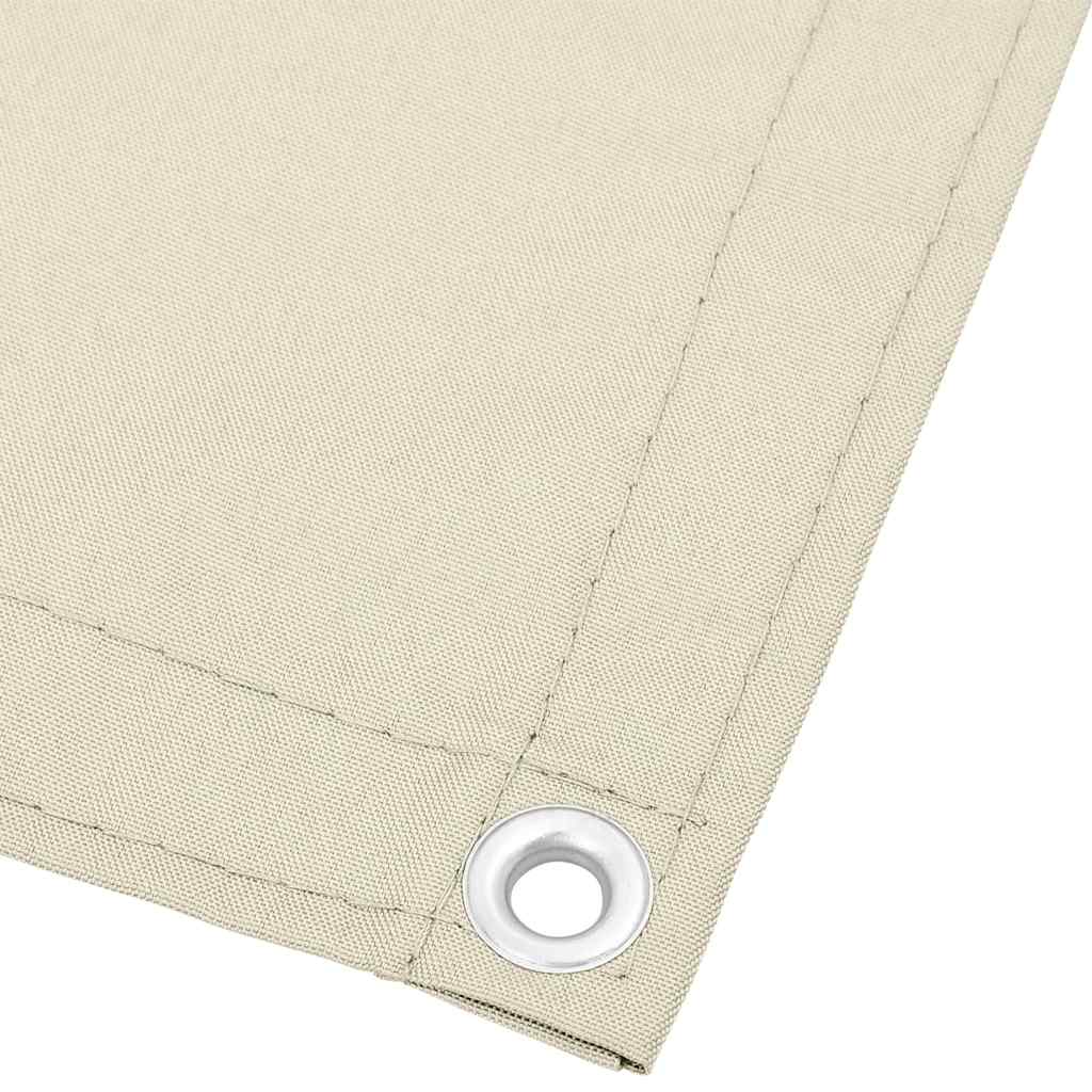 Balkonski zaslon krem 75x800 cm 100 % poliester Oxford