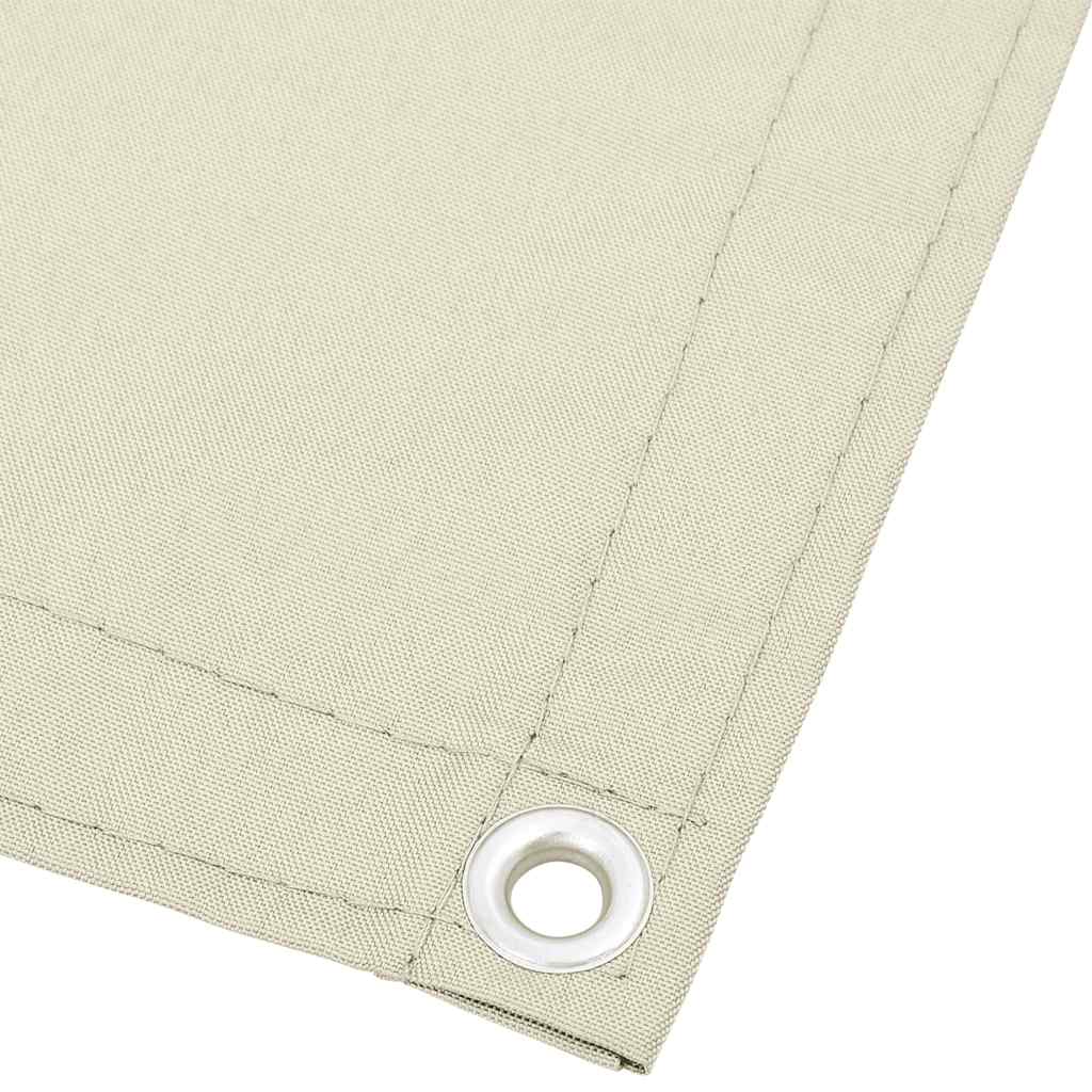 Balkonski zaslon krem 120x1000 cm 100 % poliester Oxford