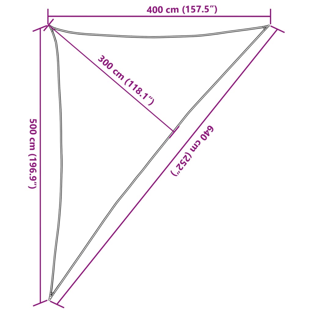 Jedro protiv sunca boje pijeska 4x5x6,4 m 100% poliester Oxford
