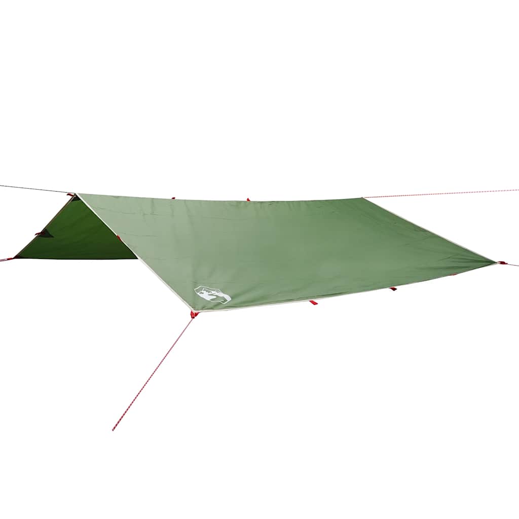 Cerada za kampiranje zelena 400 x 294 cm vodootporna