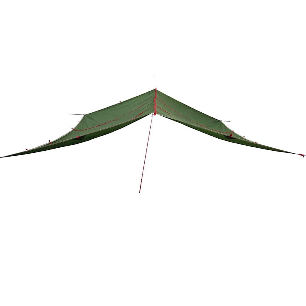 Cerada za kampiranje zelena 420 x 294 cm vodootporna