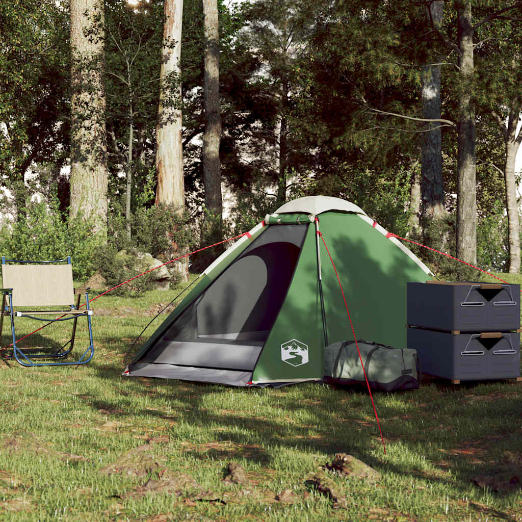 Kupolasti šator za kampiranje za 2 osobe zeleni vodootporni