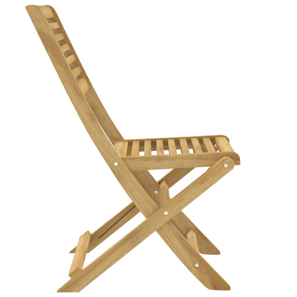 Sklopive vrtne stolice 2 kom 48,5x61,5x87 cm od drva bagrema