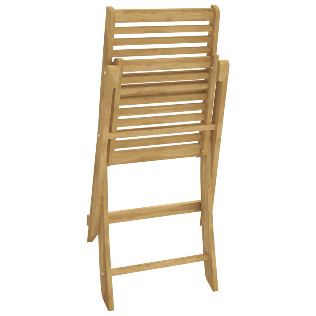 Sklopive vrtne stolice 2 kom 48,5x61,5x87 cm od drva bagrema