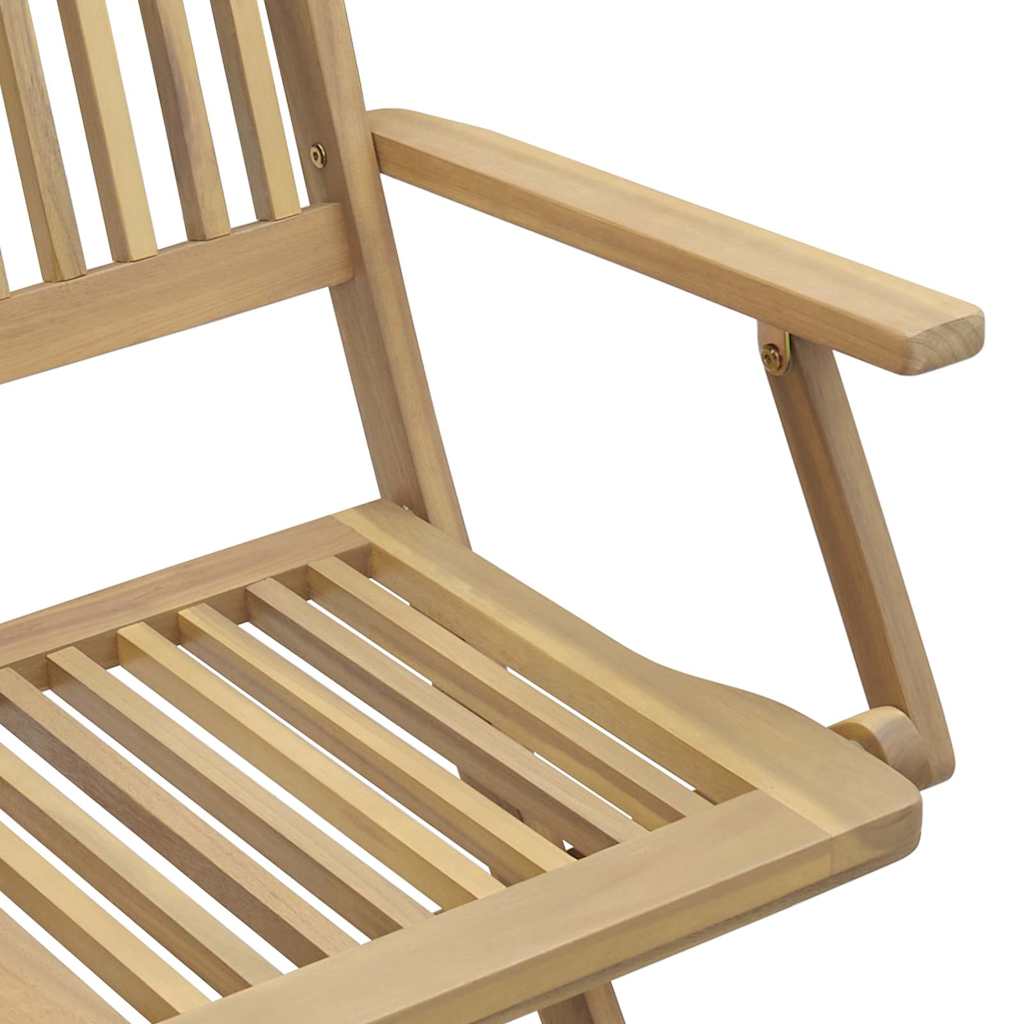 Sklopive vrtne stolice 4 kom 54x61x88 cm od drva bagrema