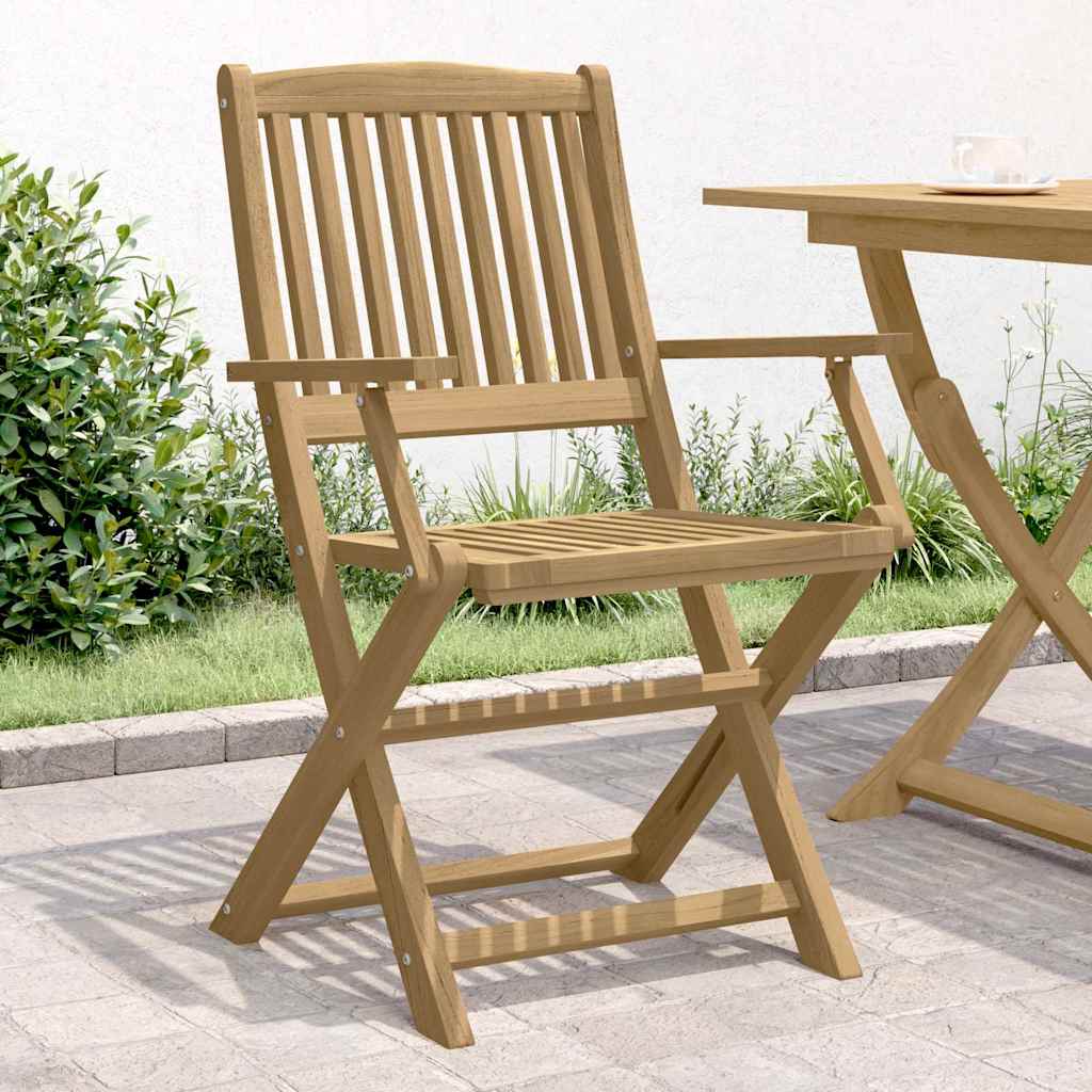 Sklopive vrtne stolice 4 kom 54x61x88 cm od drva bagrema
