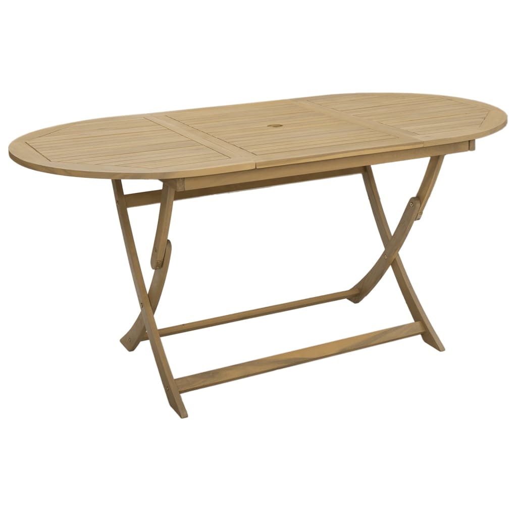 Sklopivi vrtni stol 160 x 85 x 75 cm od masivnog drva bagrema