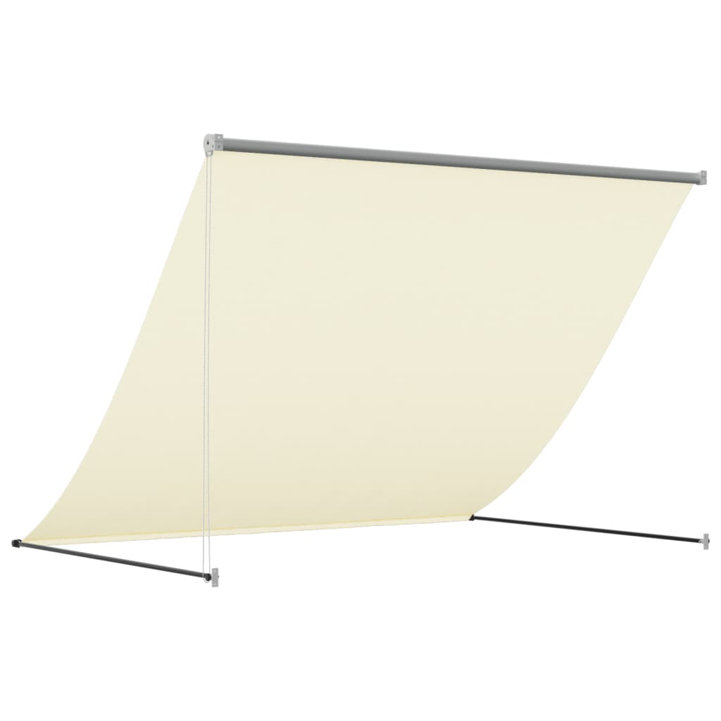 Tenda na uvlačenje krem 200 x 150 cm od tkanine i čelika