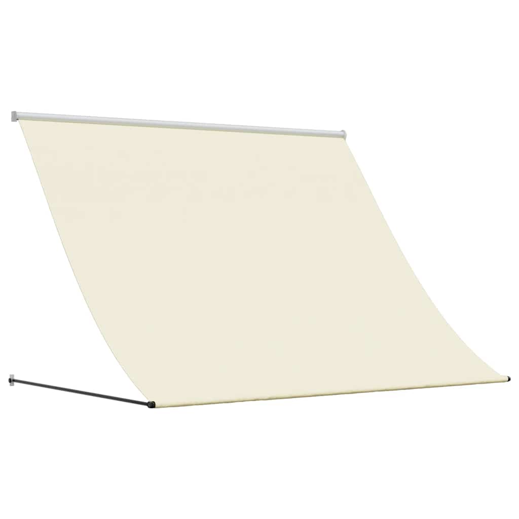 Tenda na uvlačenje krem 250 x 150 cm od tkanine i čelika