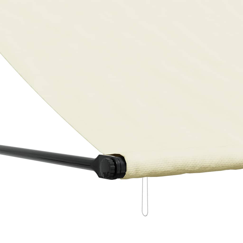 Tenda na uvlačenje krem 250 x 150 cm od tkanine i čelika