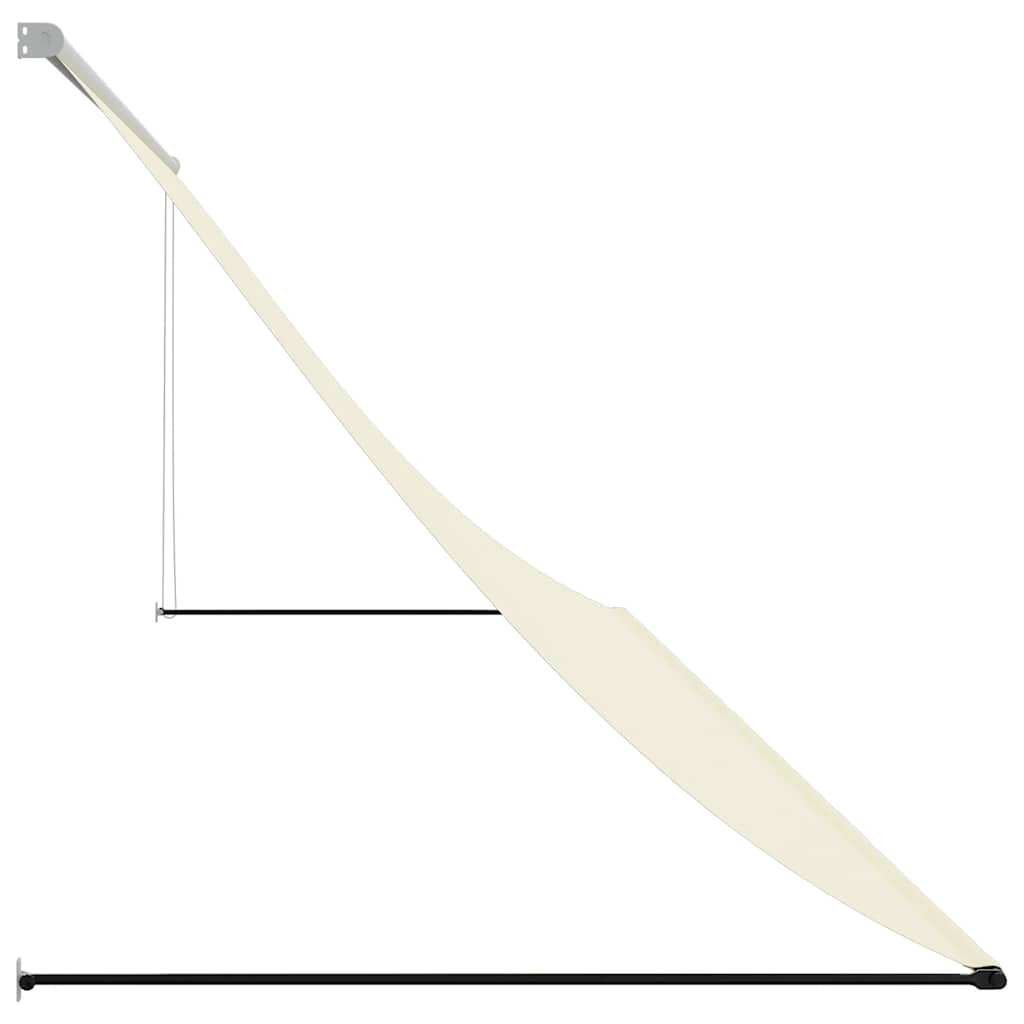 Tenda na uvlačenje krem 350 x 150 cm od tkanine i čelika