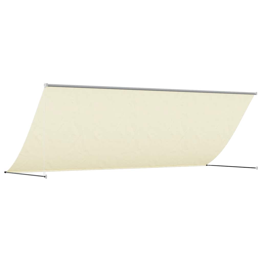 Tenda na uvlačenje krem 350 x 150 cm od tkanine i čelika