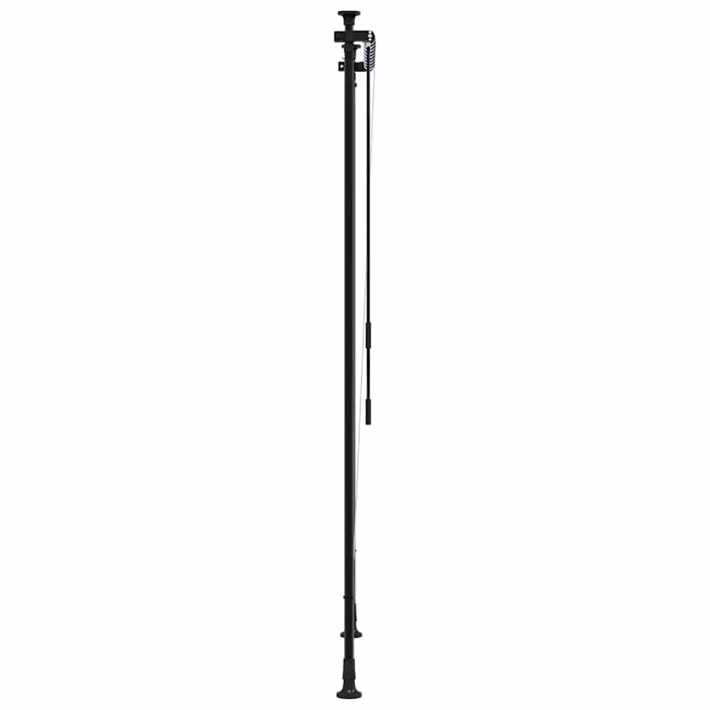 Vanjska roleta plavo-bijela 100 x 270 cm od tkanine i čelika