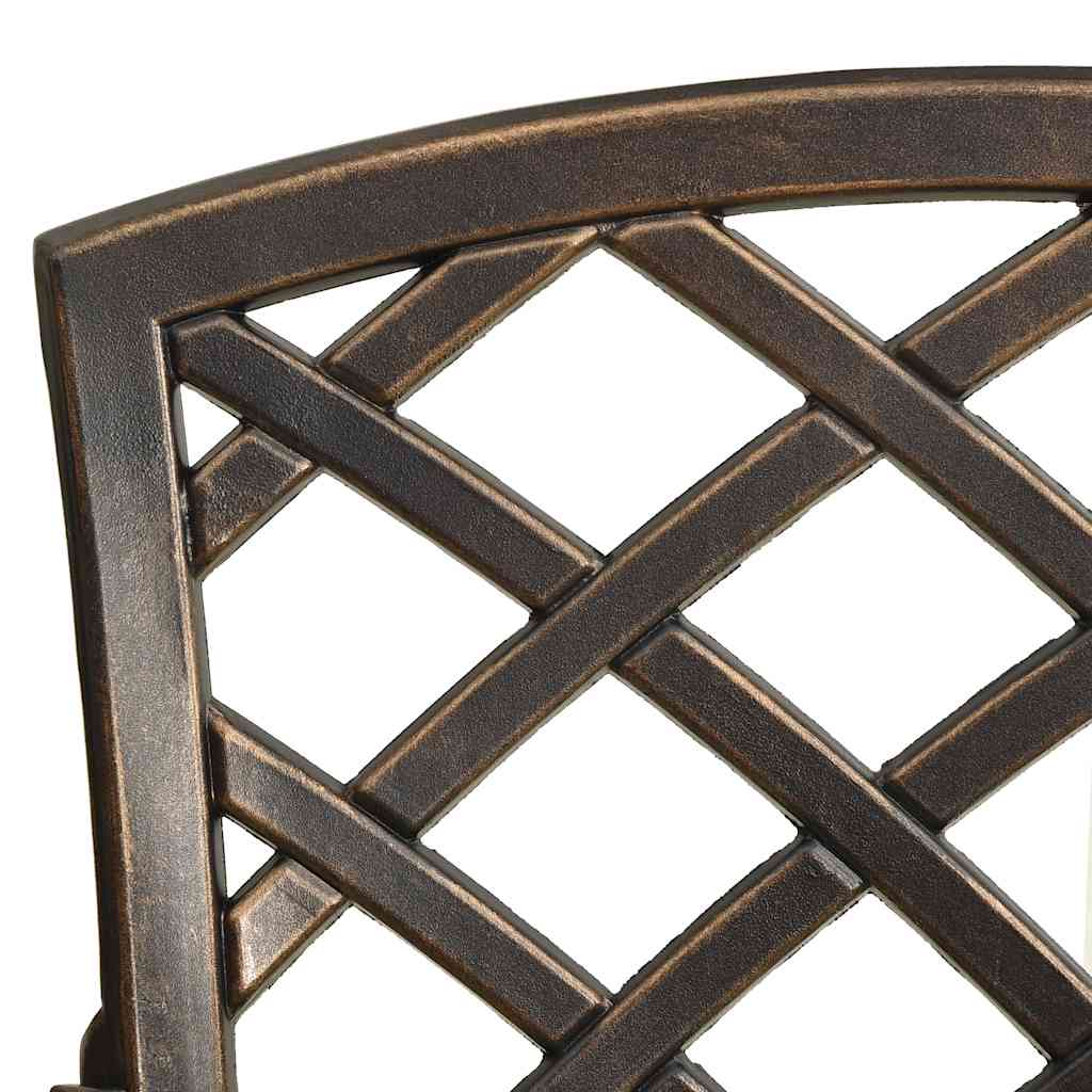 5-dijelni vrtni blagovaonski set brončani lijevani aluminij