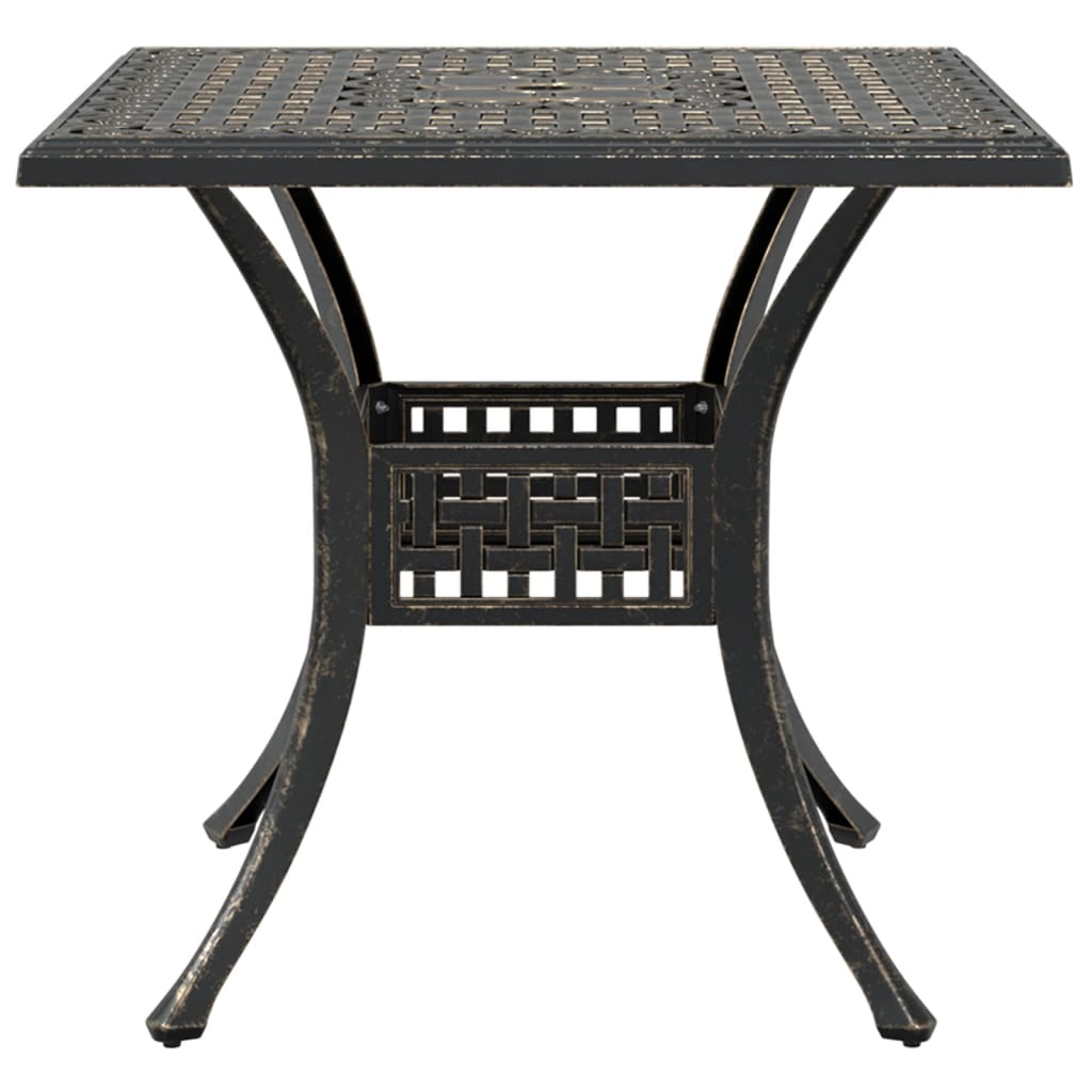 3-dijelni bistro set brončani od lijevanog aluminija