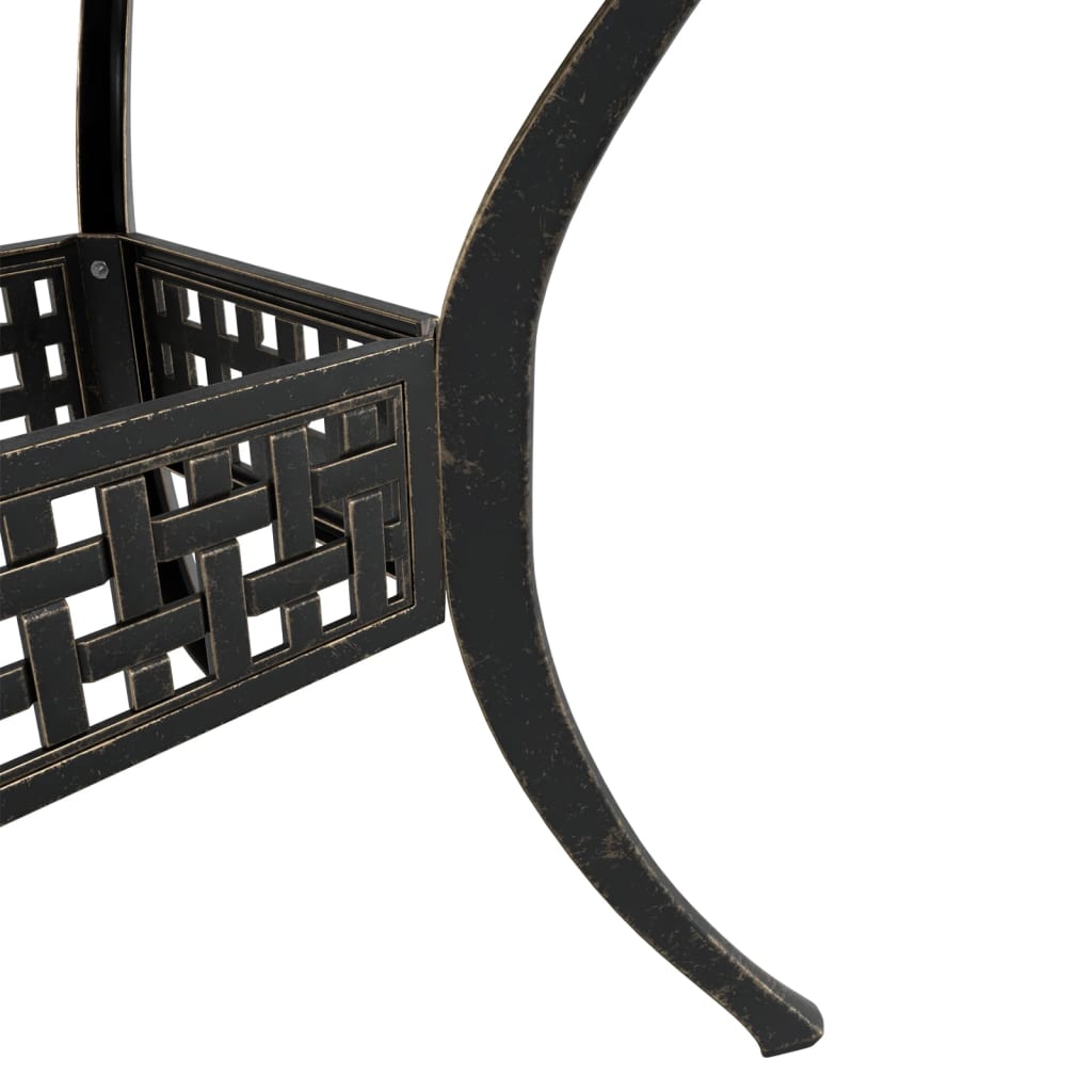 3-dijelni bistro set brončani od lijevanog aluminija