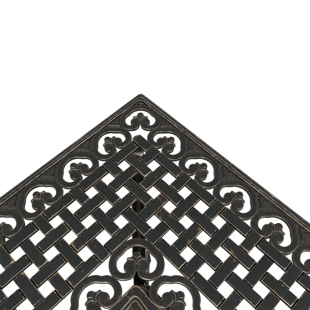 3-dijelni bistro set brončani od lijevanog aluminija