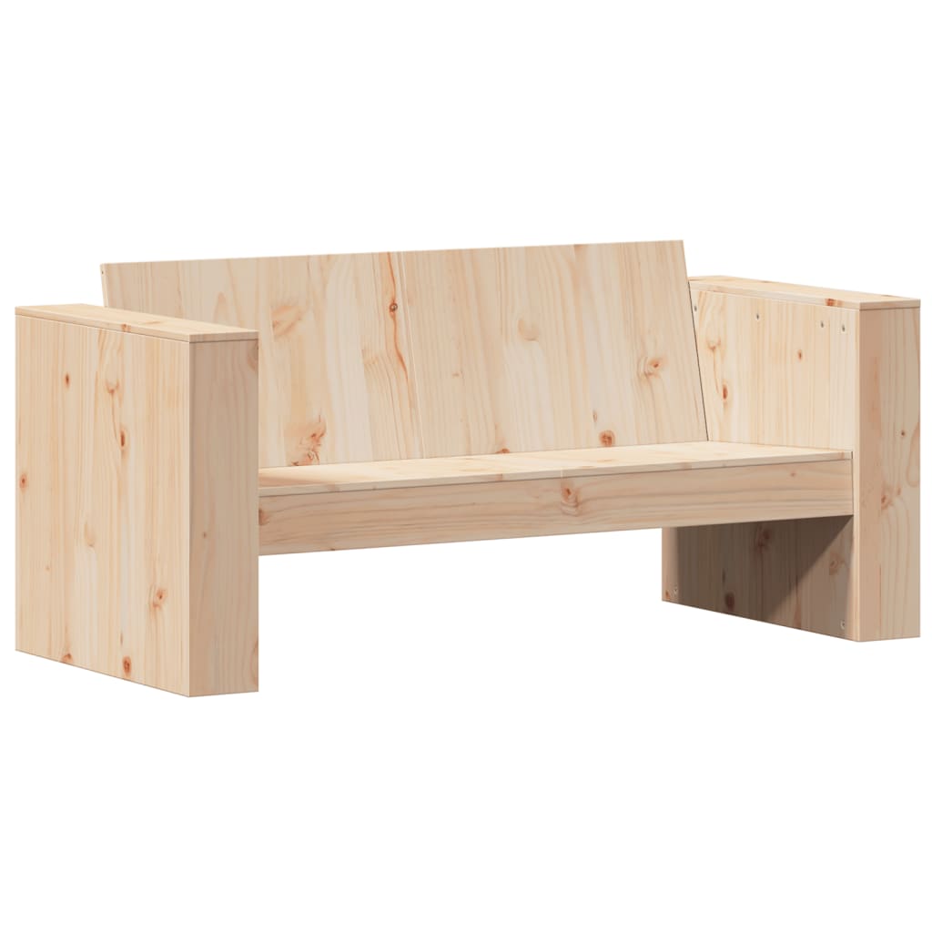 Vrtni dvosjed 134 x 60 x 62 cm od masivne borovine