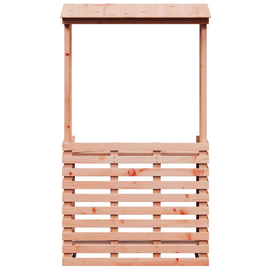 Vanjski barski stol s krovom 112,5 x 57 x 195,5 cm masivno drvo