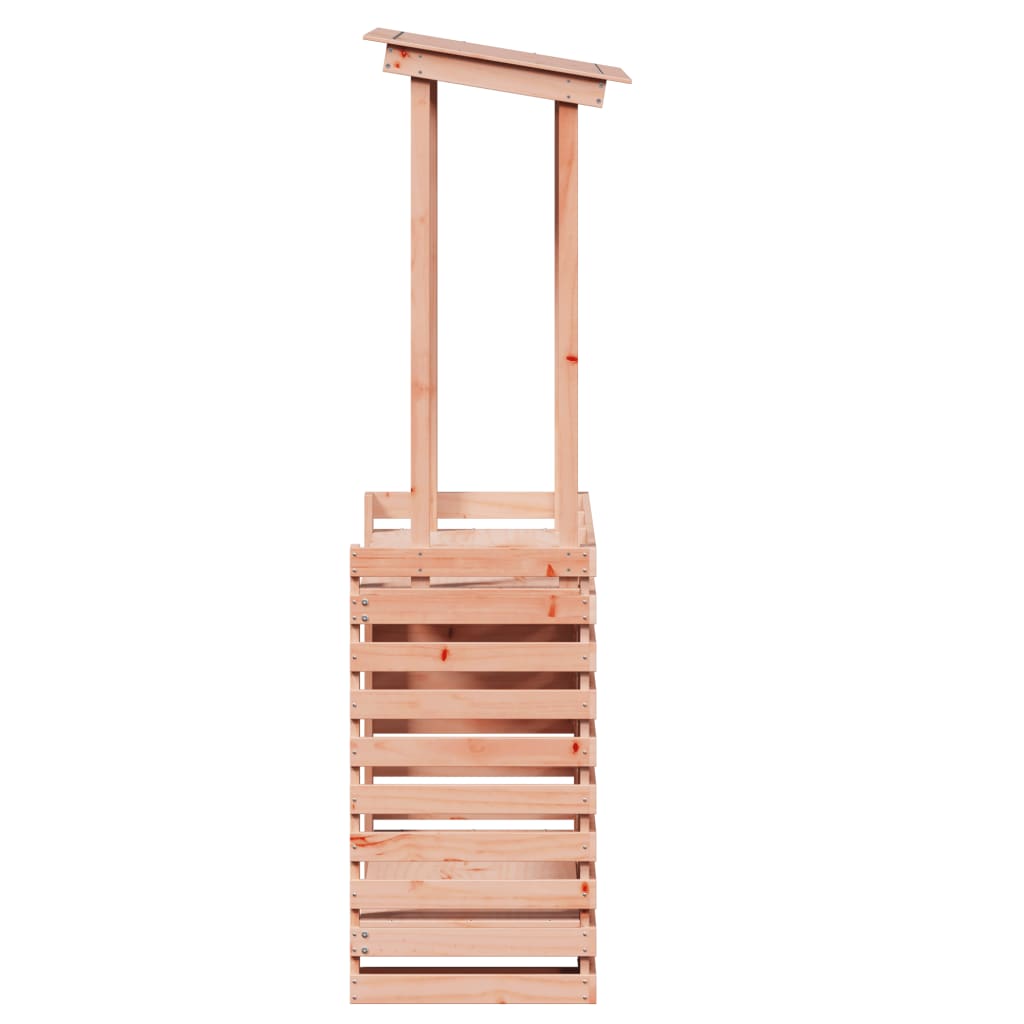 Vanjski barski stol s krovom 112,5 x 57 x 195,5 cm masivno drvo