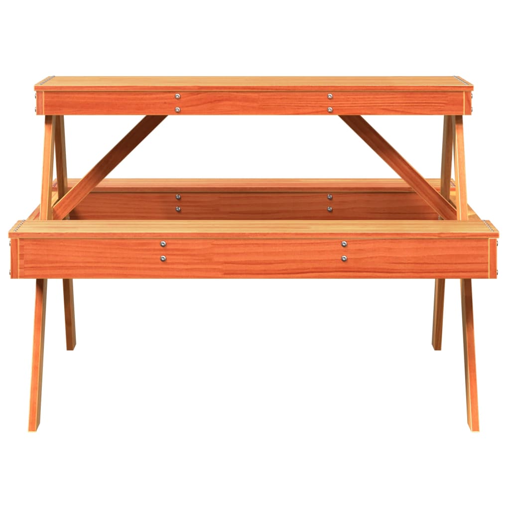 Stol za piknik 105 x 134 x 75 cm od masivne borovine