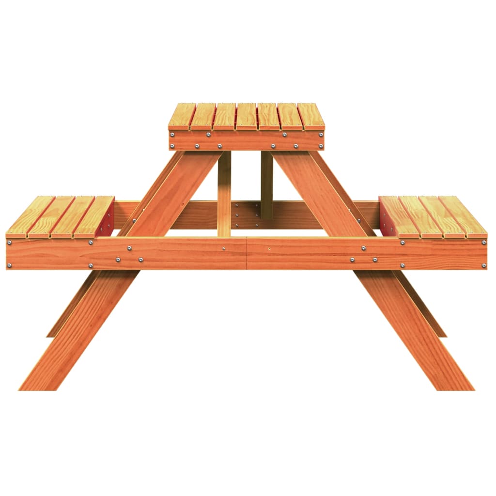 Stol za piknik 105 x 134 x 75 cm od masivne borovine