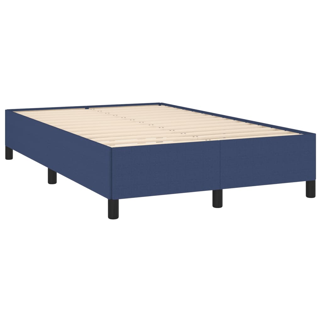 Okvir kreveta bez madraca plavi 120x190 cm od tkanine