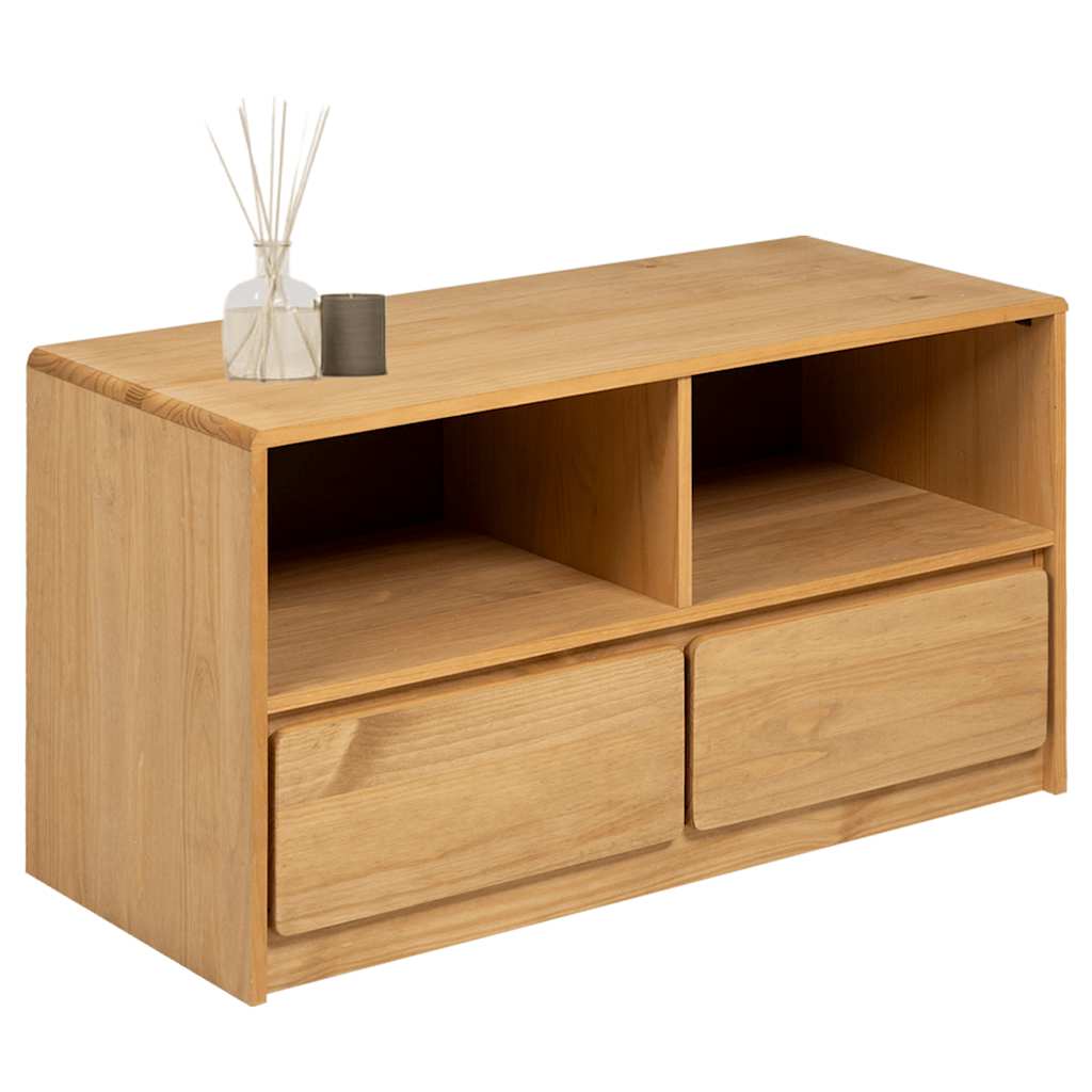 TV ormarić SAUDA boja hrasta 99 x 43 x 55 cm masivna borovina