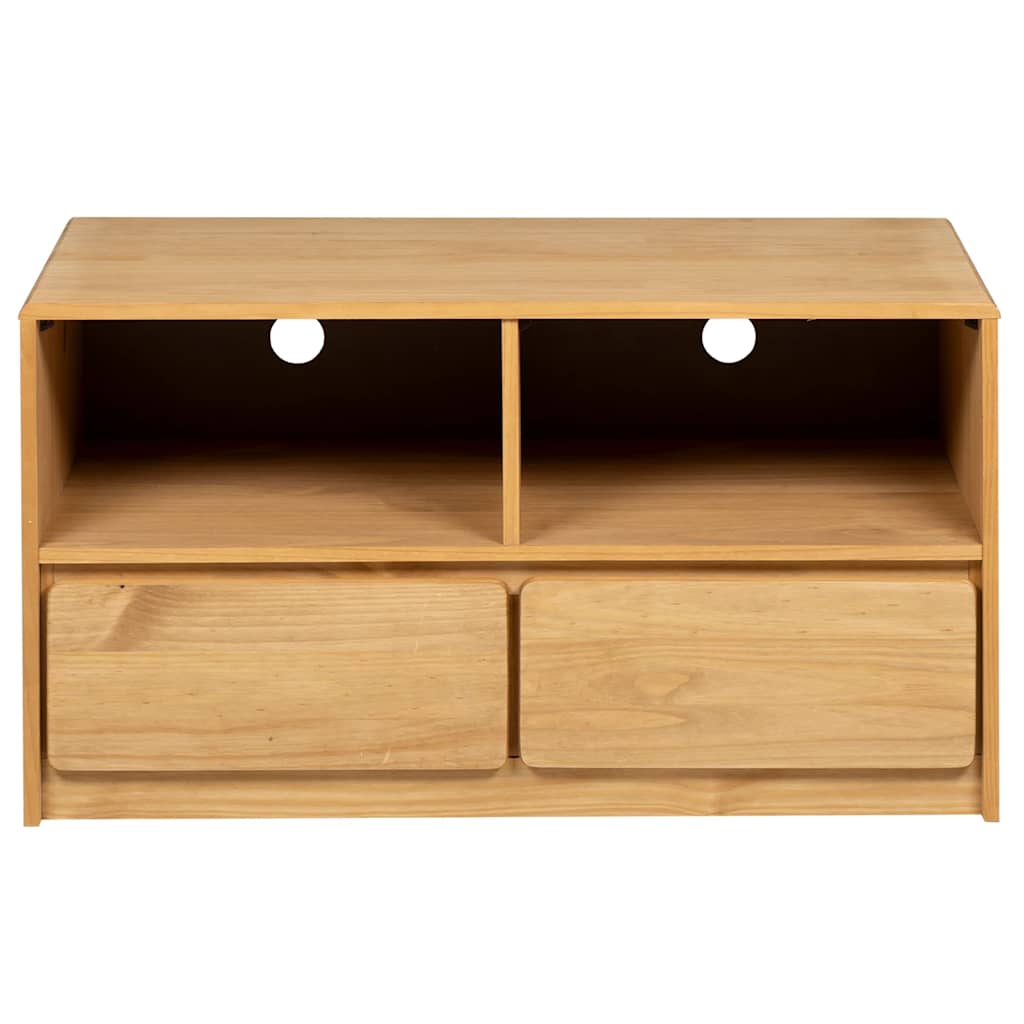 TV ormarić SAUDA boja hrasta 99 x 43 x 55 cm masivna borovina