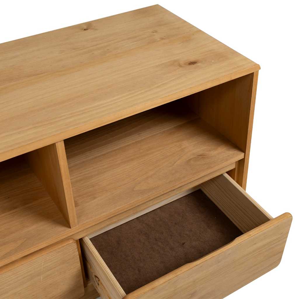 TV ormarić SAUDA boja hrasta 99 x 43 x 55 cm masivna borovina